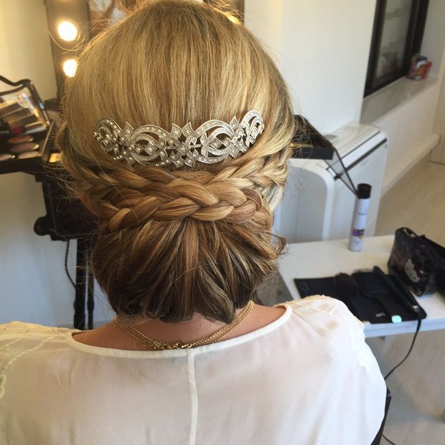Ideas de recogidos con trenza - 1
