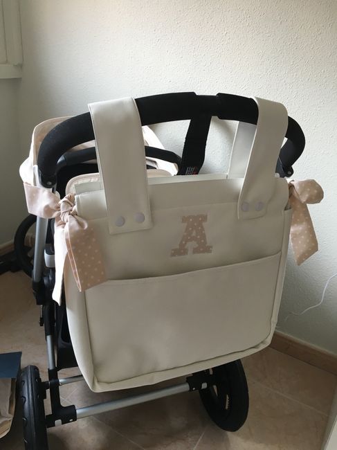 Bolso para bugaboo camaleon marfil - 1