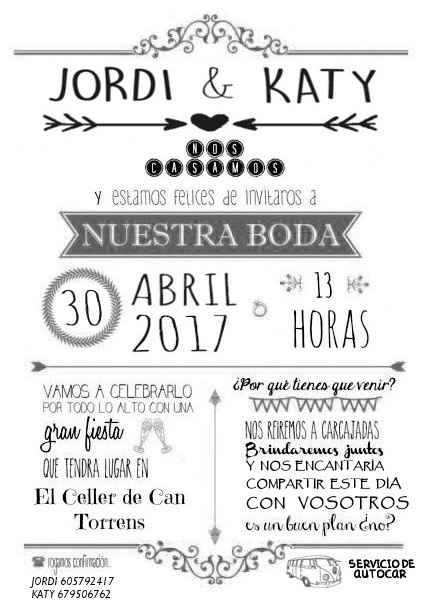 Diseño de invitaciones - 1
