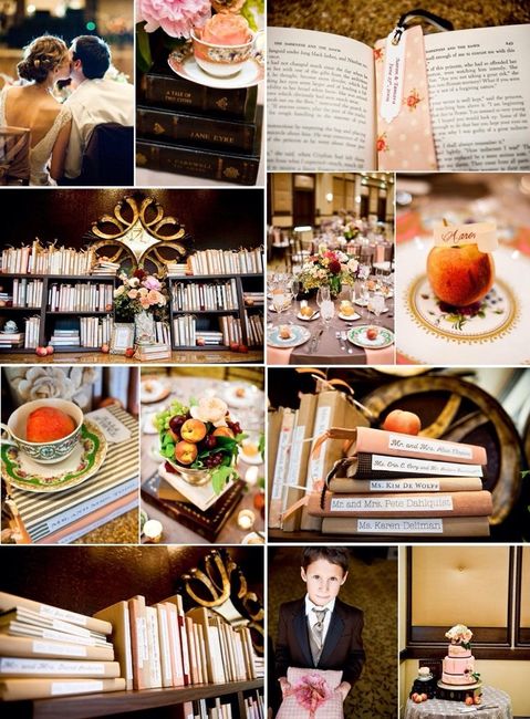 Libros, mint green, lavanda y escoceses - 15