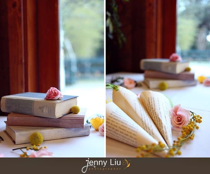 Libros, mint green, lavanda y escoceses - 22