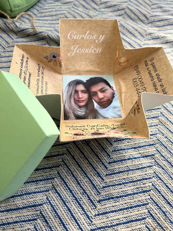 Nuestras invitaciones hechas a mano 🥰 - 3