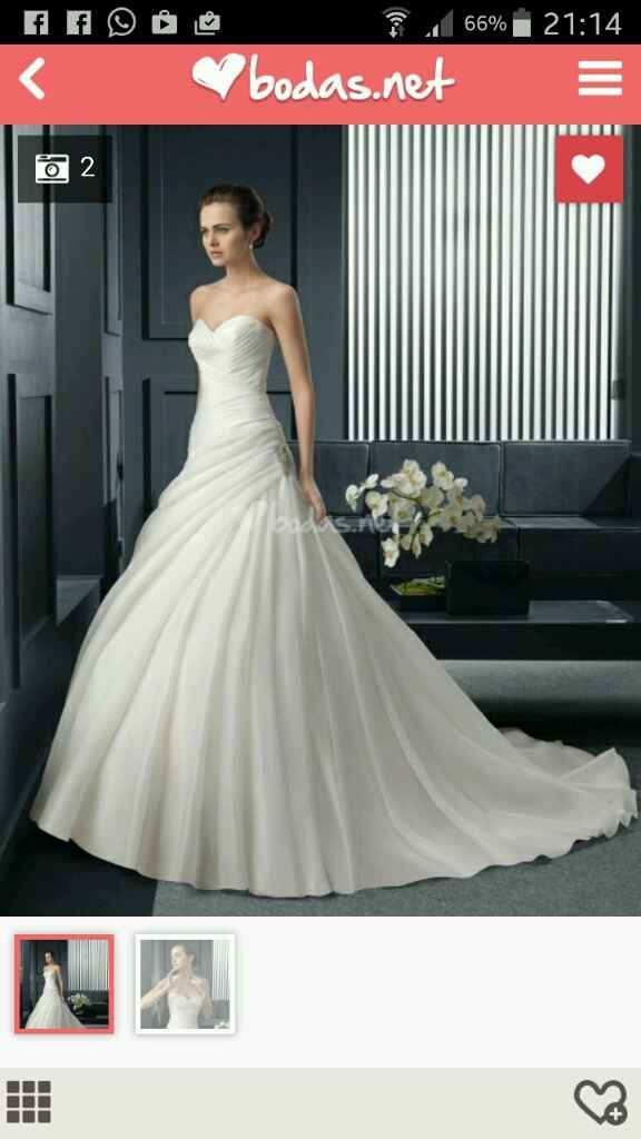 Este es mi vestido de novia pero nose que ponerme de pendientes y si llevar pulsera?? - 2