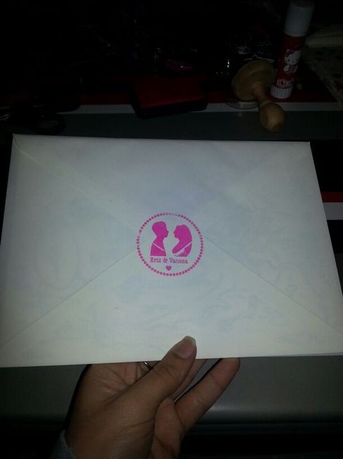 Invitaciones sobres forrados! - 2