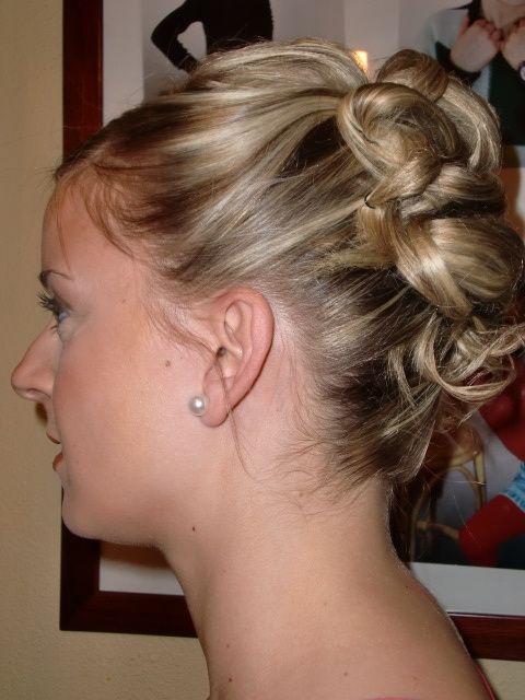 mi recogido para el dia de mi boda