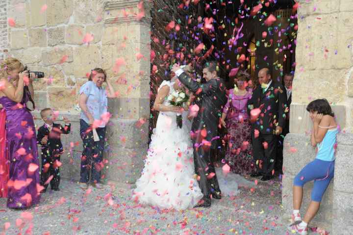 salida de la igleisa