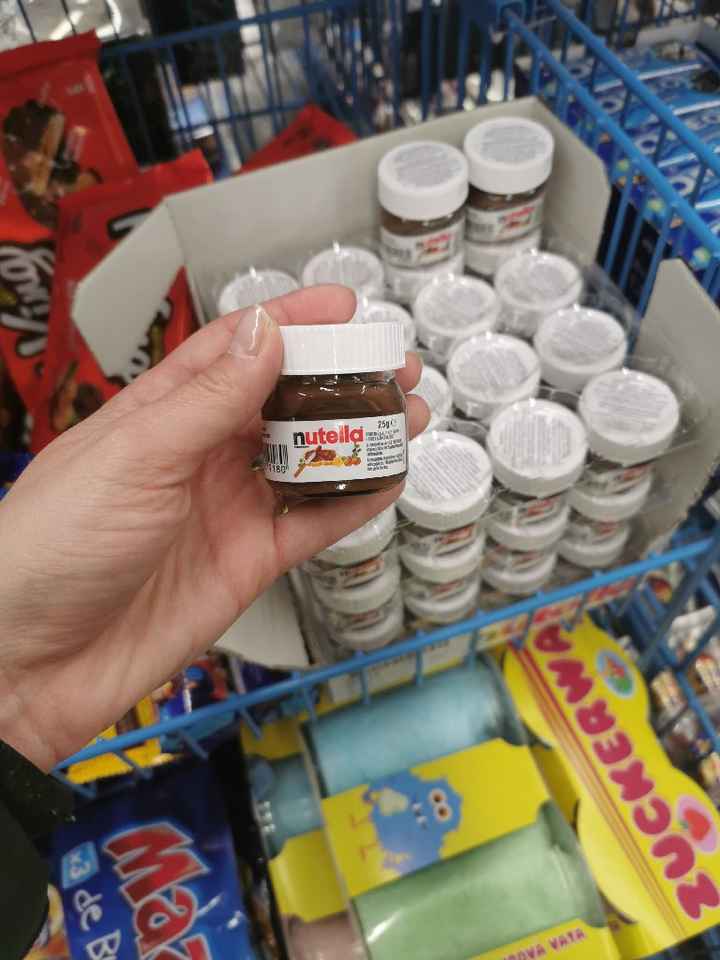 Mini tarros de Nutella - 1