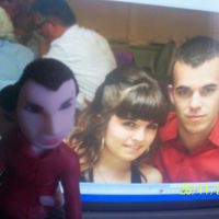 Novios en moto