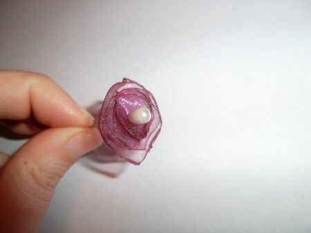 alfiler de organza