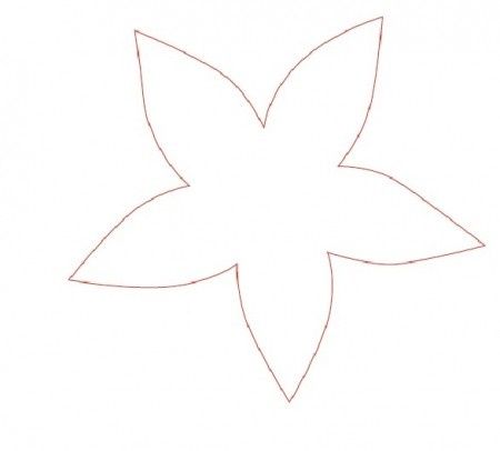 plantilla flor