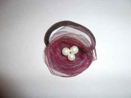 Coletero de organza