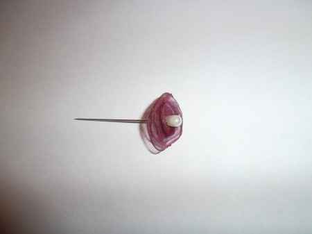 alfiler organza