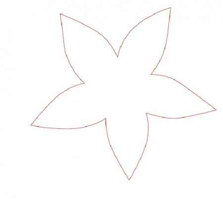 plantilla flor