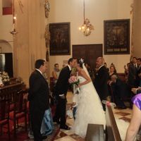 la llegada.................