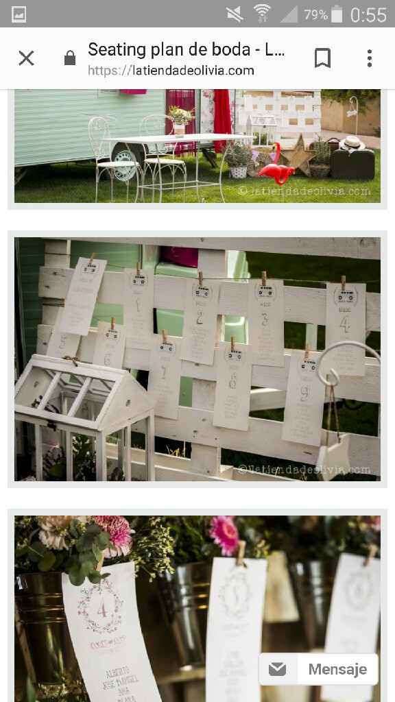 Plantillas  seating plan - 1