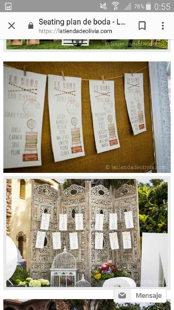 Plantillas  seating plan - 3