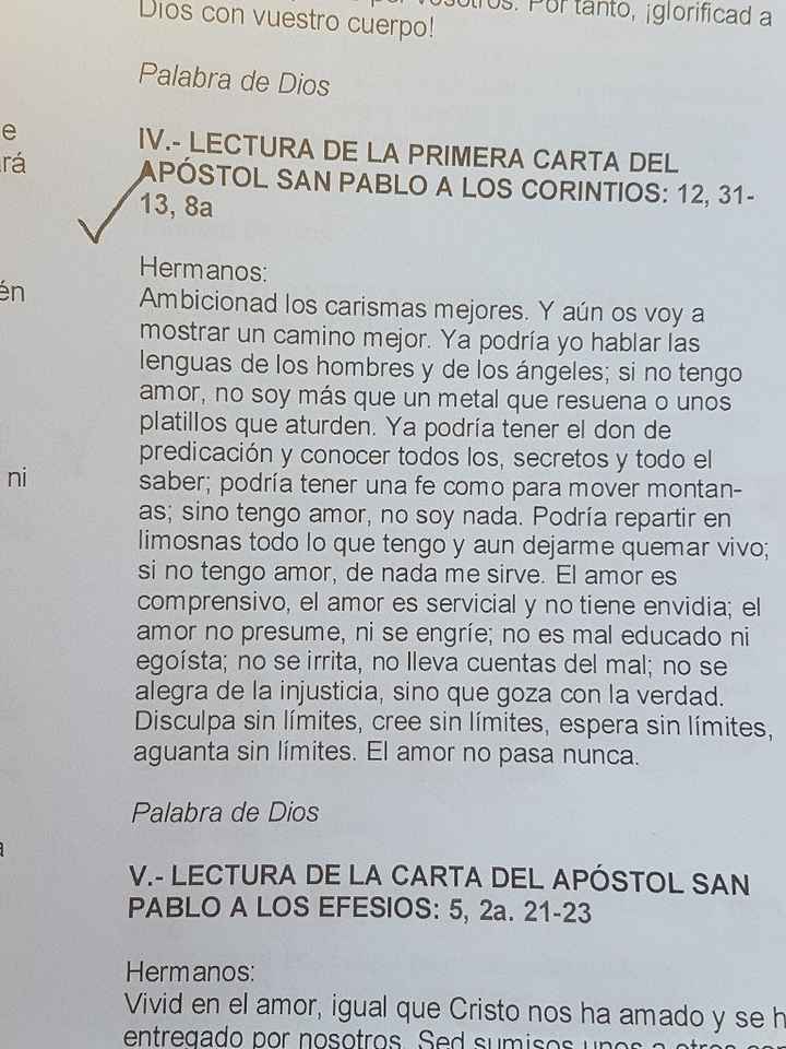 Ayuda, Lecturas y peticiones para iglesia. - 3