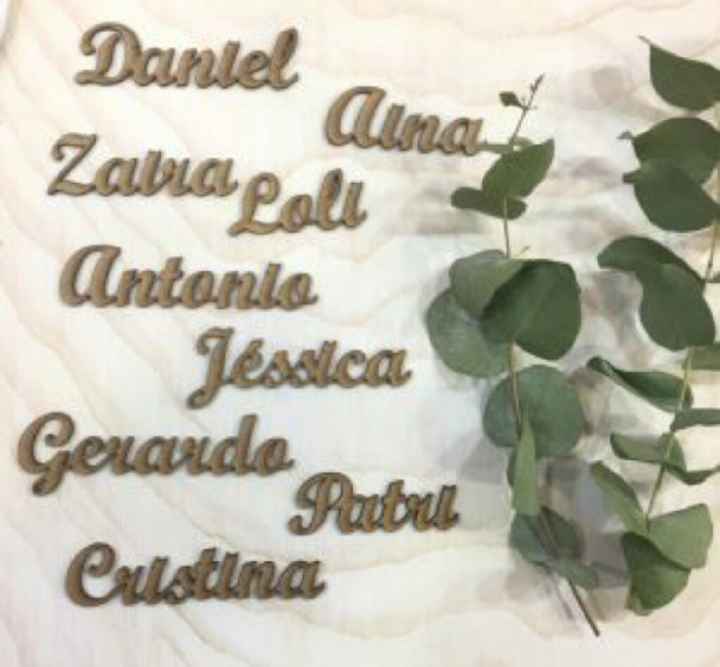Nombres madera invitados - 1
