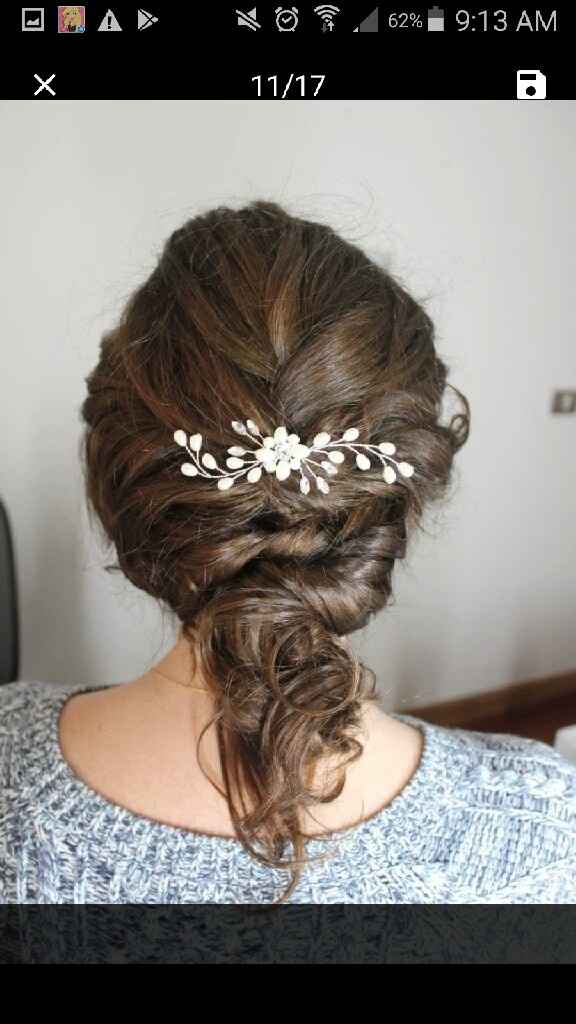 Tocado para semirecogido en trenza - 2