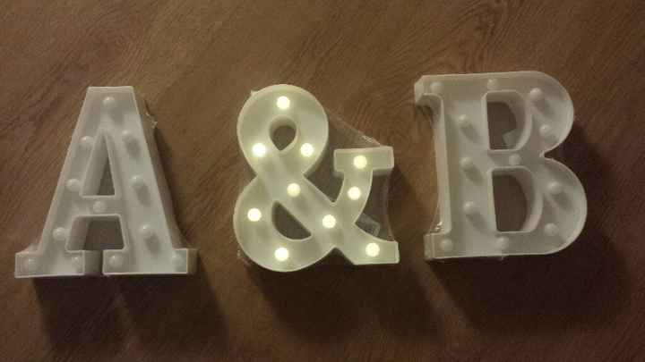 Mis letras luminosas de Aliexpress - 1