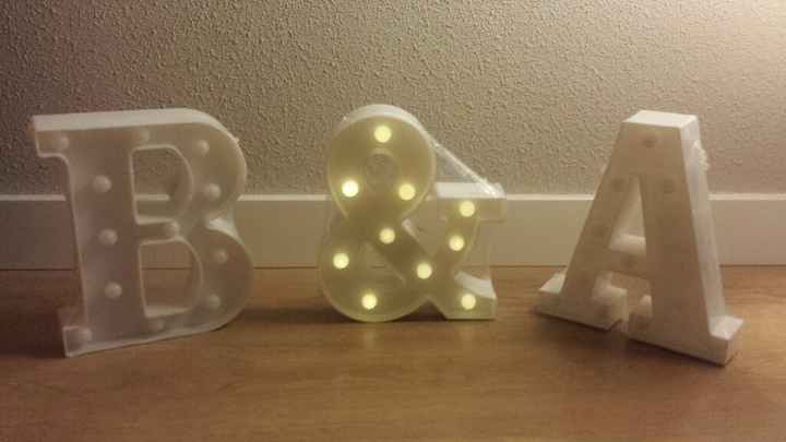 Mis letras luminosas de Aliexpress - 2