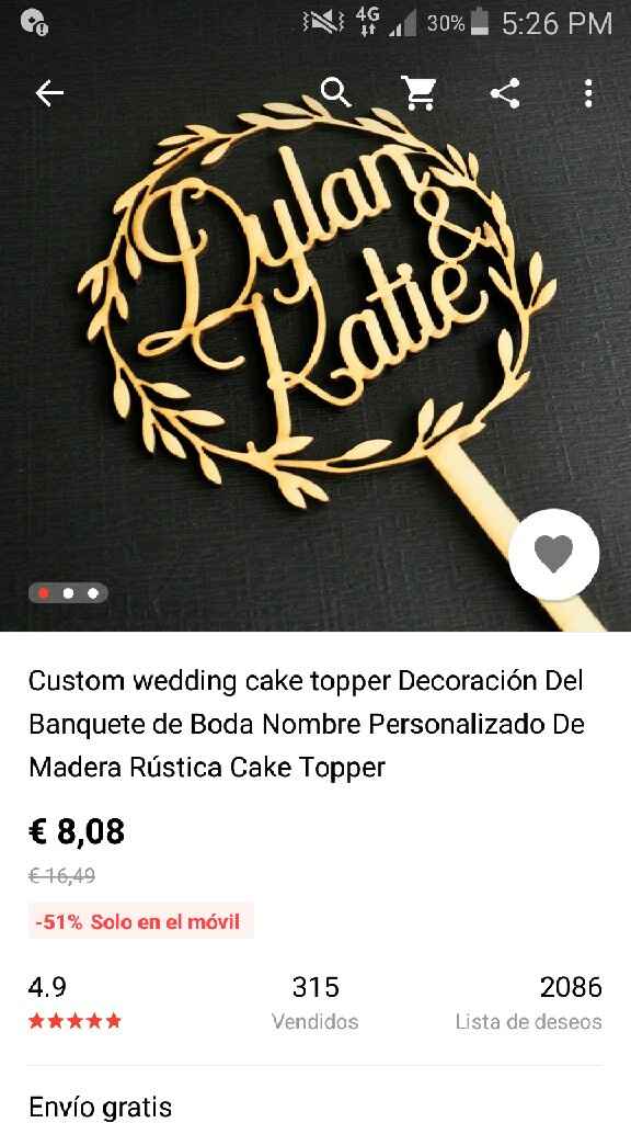 Cake toppers - 1
