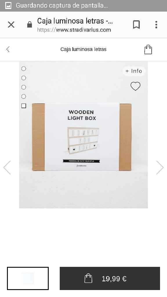 Caja de luz de madera - 1