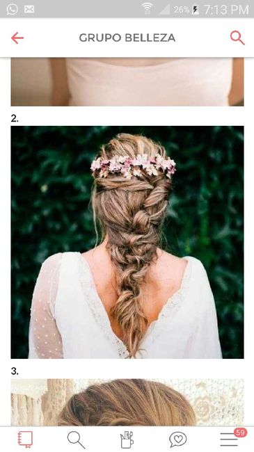 Peinado para vestido corte sirena 4