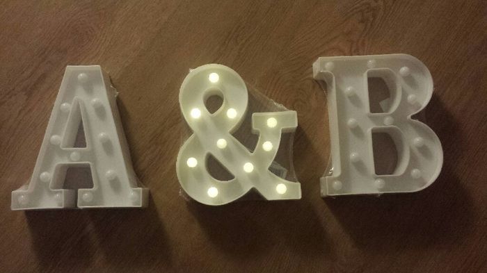 Mis letras luminosas de Aliexpress - 1