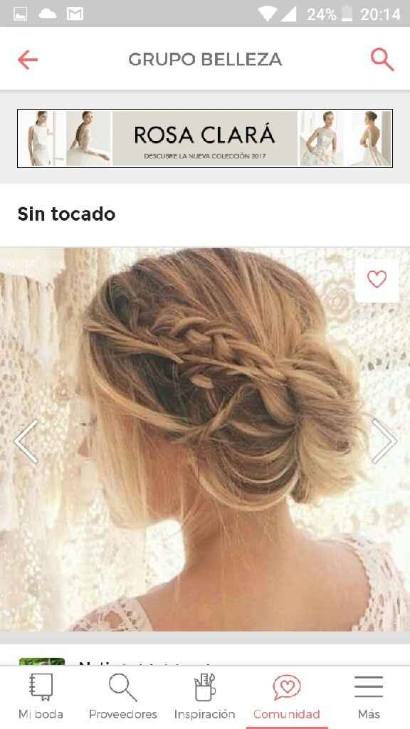 Peinado novia con trenza - 1