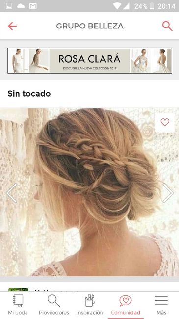 Peinado novia con trenza - 1