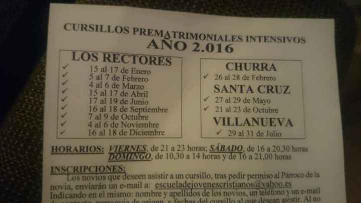 Cursos prematrimoniales intensivos murcia 2015-2016 - 2