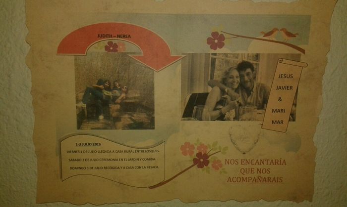 Invitaciones de boda ¿donde colocar mapa? - 1