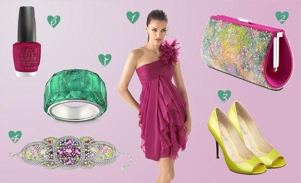 Look de invitada a todo color