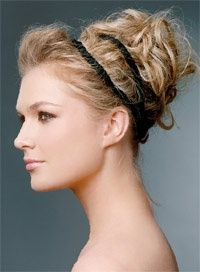 Peinado con diadema 2