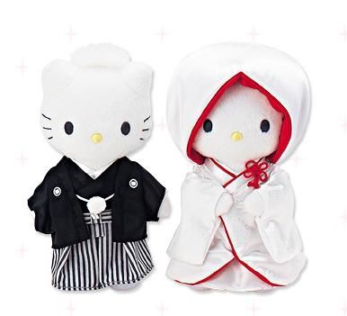 Novios Hell Kitty tradicionales