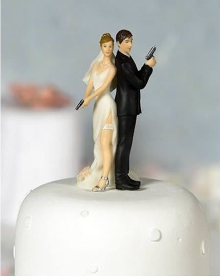 Novios estilo James Bond