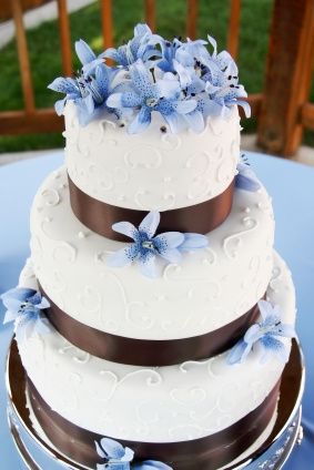 Tarta con lirios