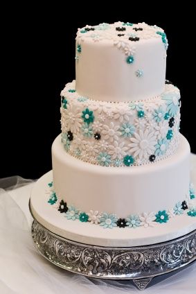 Tarta de boda para invierno