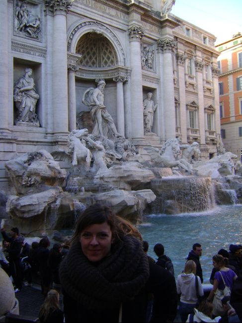 La fontana de trevi