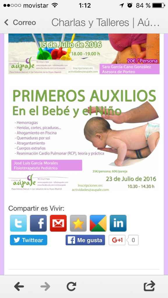 Primeros auxilios bebes - 1