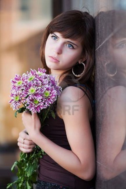 Ramo novia crisantemos