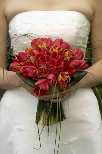 Ramo novia tulipanes