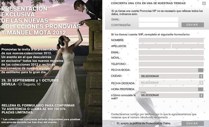 Presentación Pronovias 2012 Sevilla