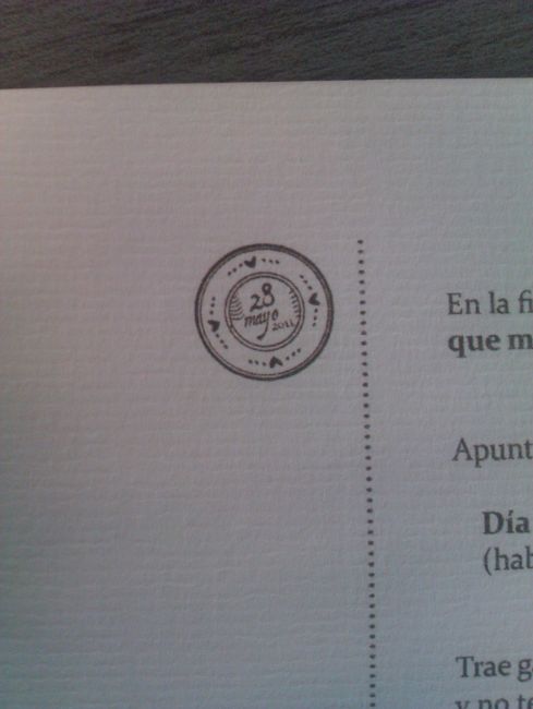 Detalle sello