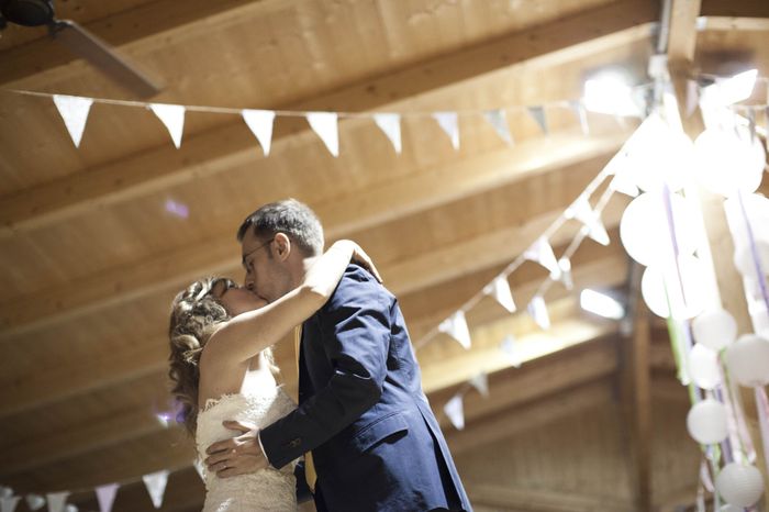 Besos durante el baile