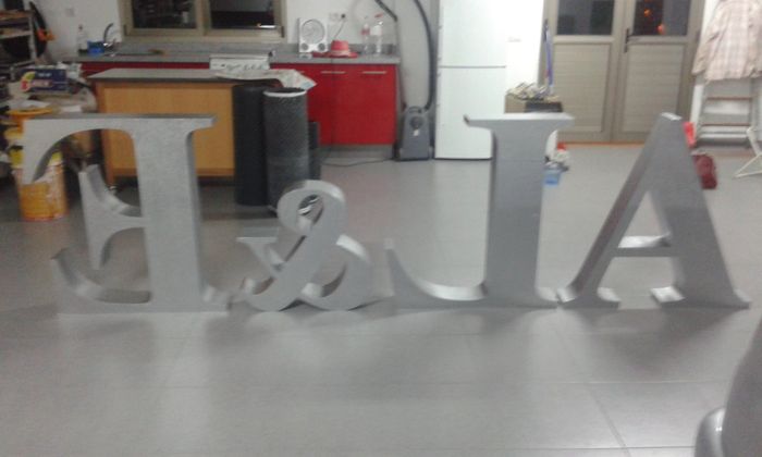 letras pintadas