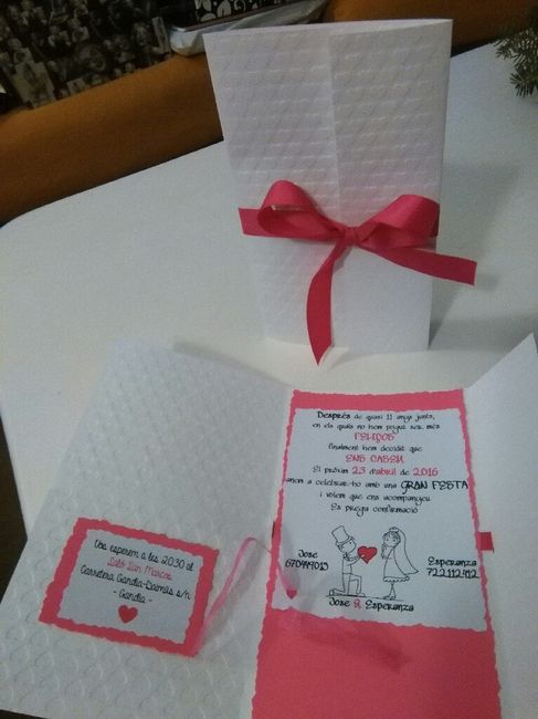 Nuestras invitaciones caseras - 1