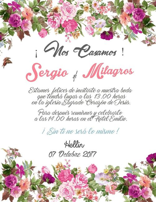 Invitaciones opiniones :/ - 1