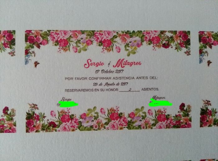 Invitaciones opiniones :/ - 1